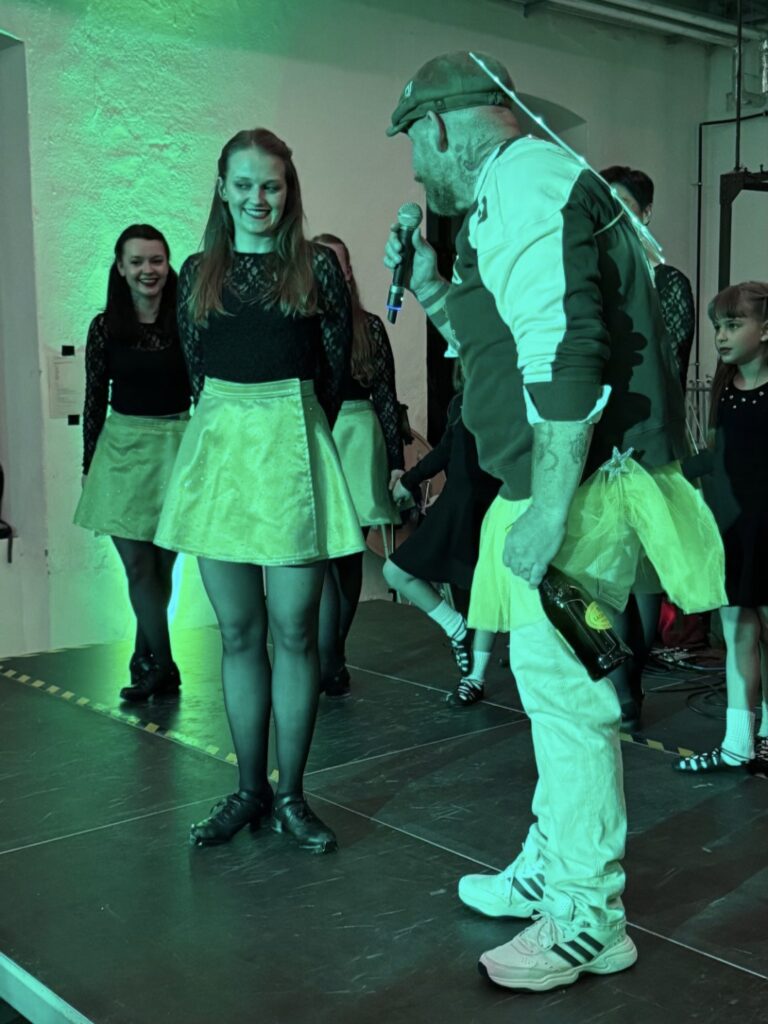 Geburtstagskind auf der St. Patrick's Day Party
