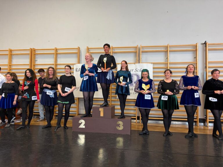 Irish Dance Vienna Feis 2026. Platzierungen Erwachsene